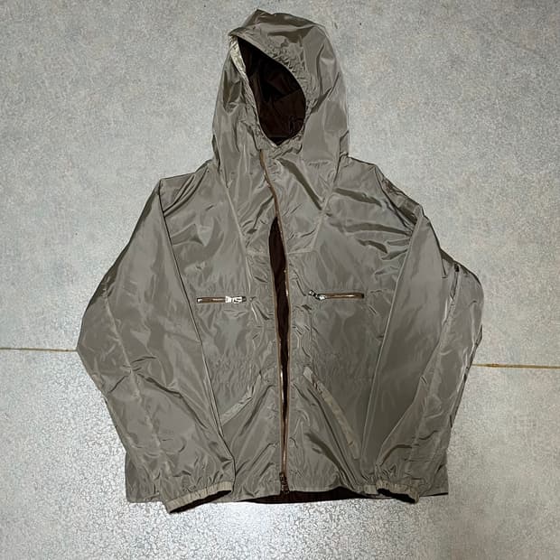 프라다 리버시블 자켓 38size