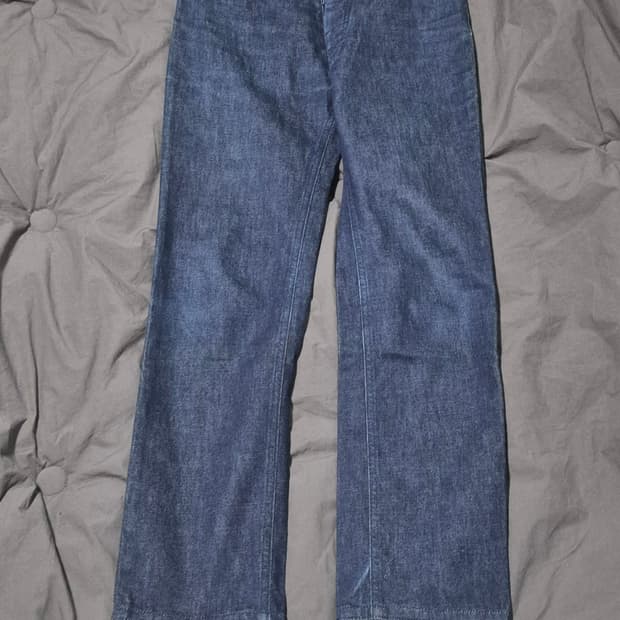 09aw martin margiela back stitch denim