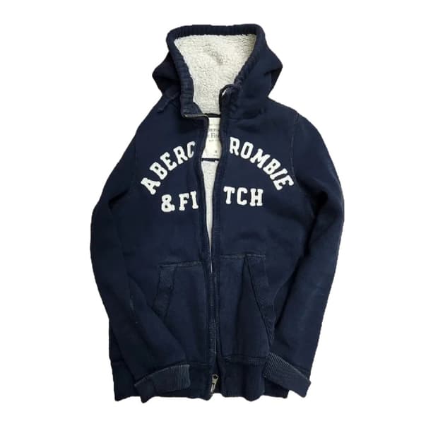 아베크롬비 네이비 후드집업 M