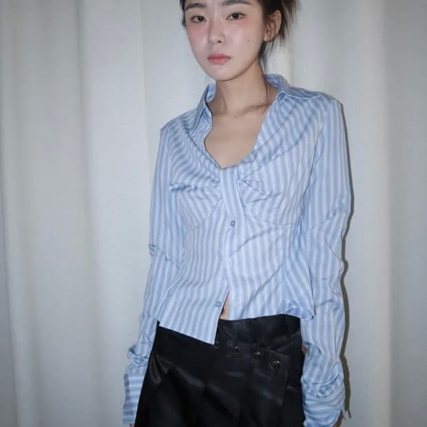 팁씨 kate stripe shirts