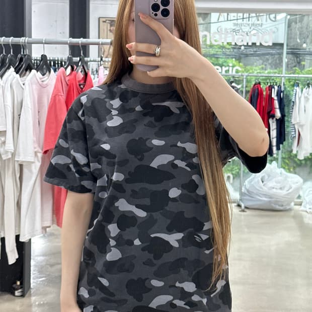 베이프 OG 리버시블 카모 반팔티