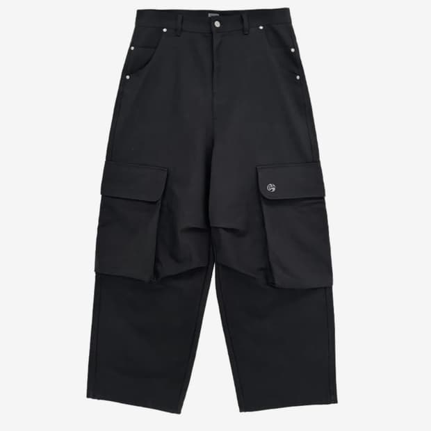 [2] WAS 워즈 덤보 카고 팬츠 블랙