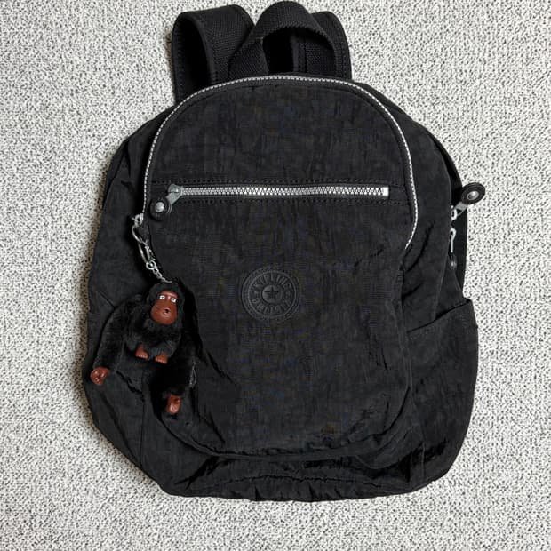 키플링 백팩 블랙