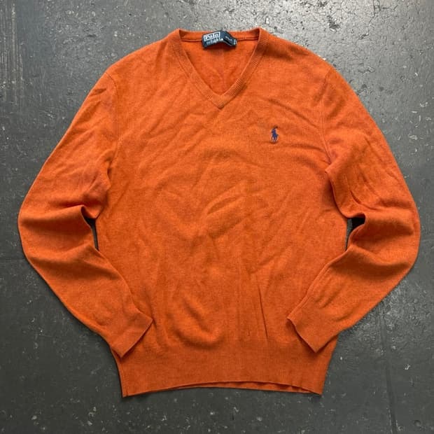 95 폴로 브이넥 니트 