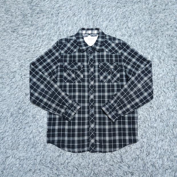 게스Guess)95 남자 겨울셔츠 체크남방 / 왕눈이샵