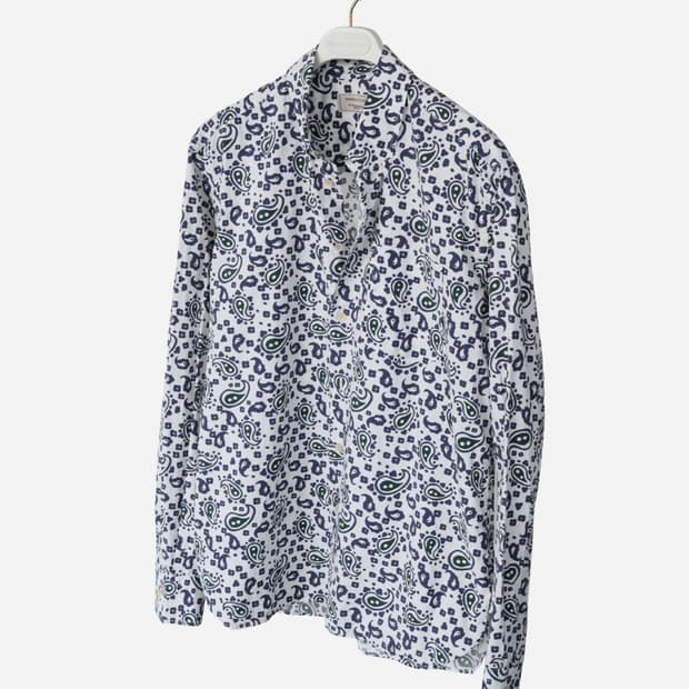 Maison Kitsuné Paisley Print Shirt