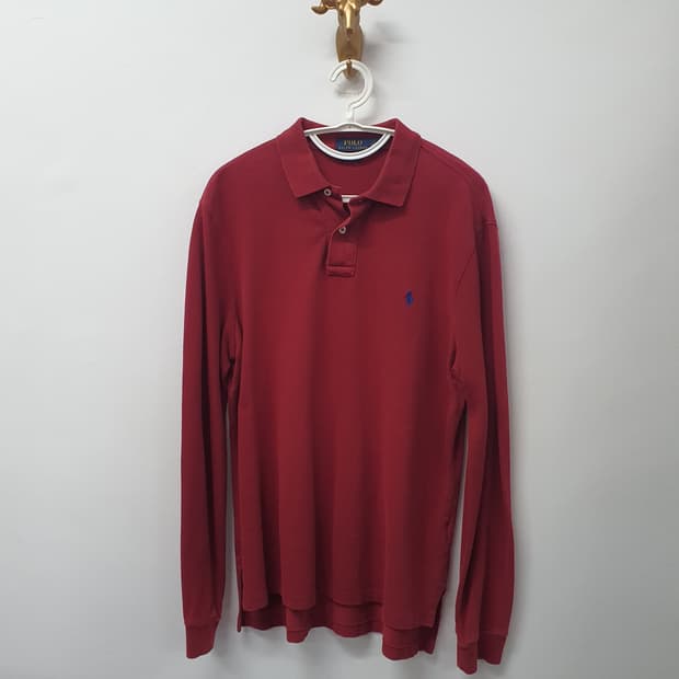 폴로 랄프로렌 정품 긴팔 카라티