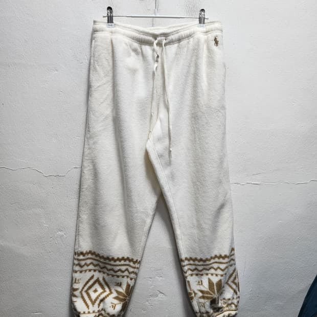 폴로 랄프로렌 플리스 노르딕패턴 조거팬츠