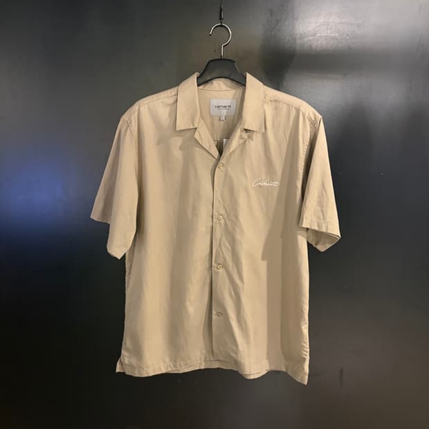 칼하트 오픈카라 반팔 셔츠