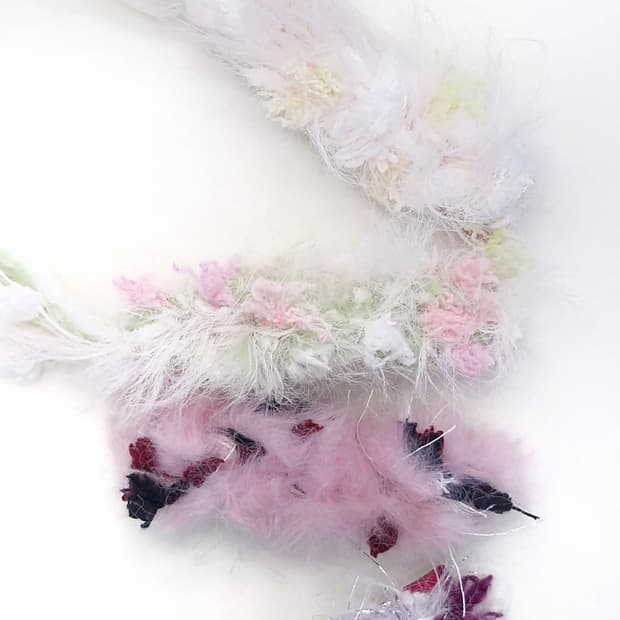 [헤어핀] fur ice cream hair pin 