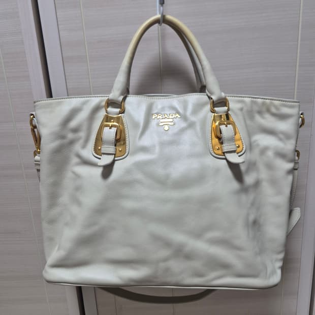 (정품) 프라다 Prada 비텔로 다이노 레더 토트  숄더백