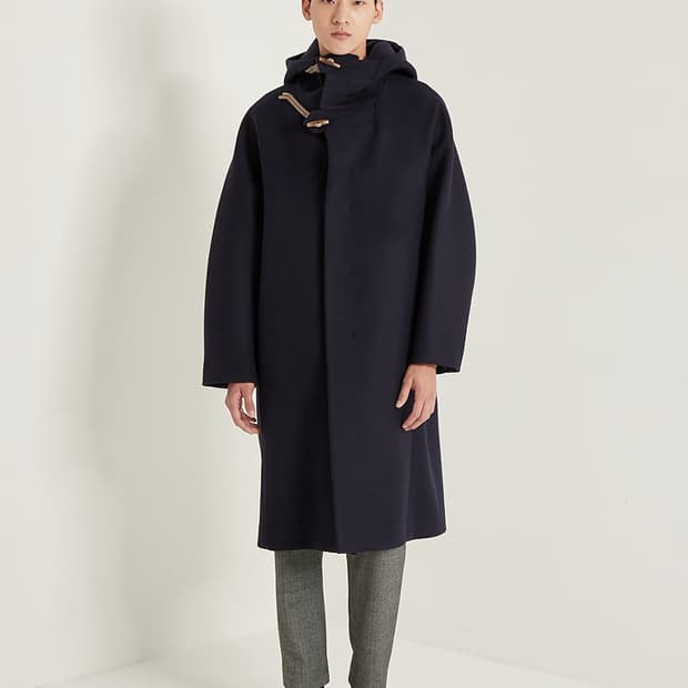 (105) 시스템 옴므 후드 더플 코트