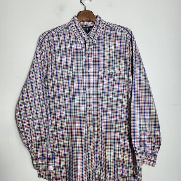 폴로 랄프로렌 코튼 체크셔츠