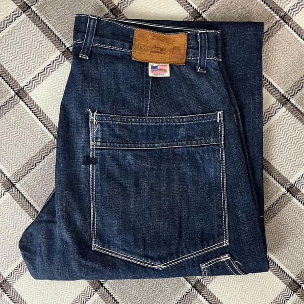 USA 빈티지 베이커 카펜터 데님 워크 팬츠