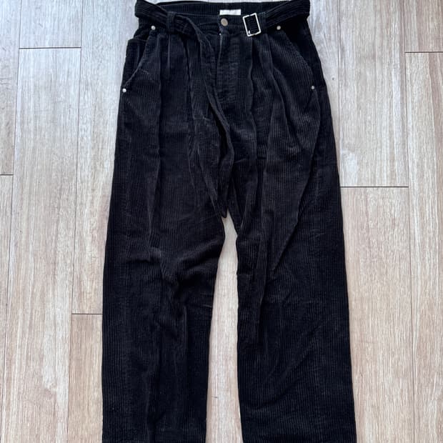 함오피스 11pants 코듀로이 팬츠 블랙 / S