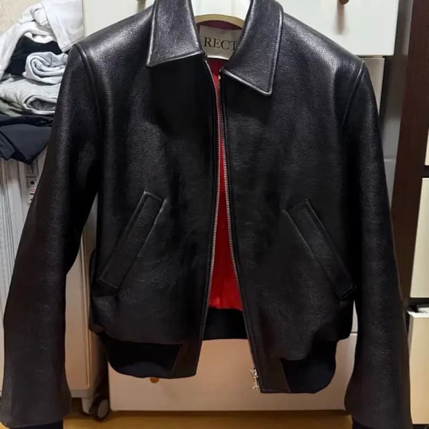 [S] 렉토 벤 고트 레더 자켓