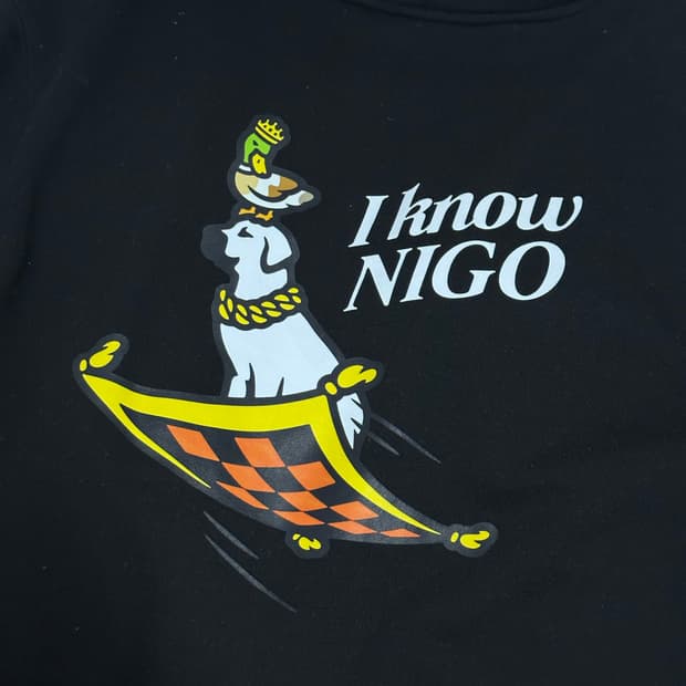 [L] I Know NIGO 후드 블랙