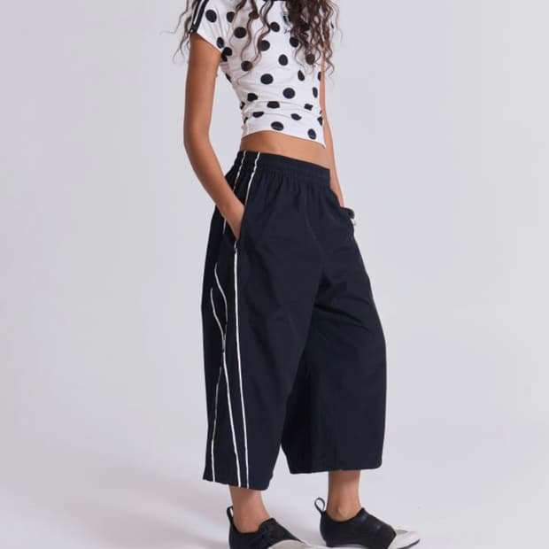 Jaded London 블랙 베이퍼 3/4 숏츠 XS사이즈판매