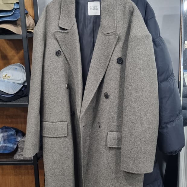 스튜디오톰보이)) 프리사이즈(남녀공용) 모혼방 코트 상태10/9