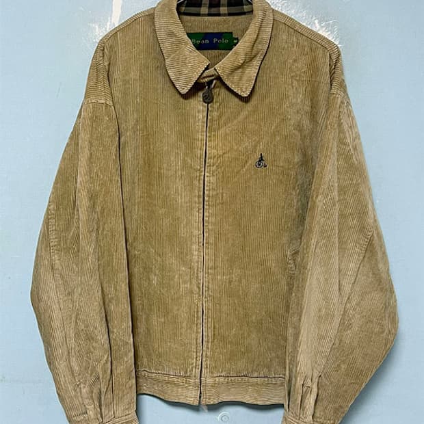 빈폴 남자 코듀로이 블루종 추동 오버핏 캐주얼 L 100-105