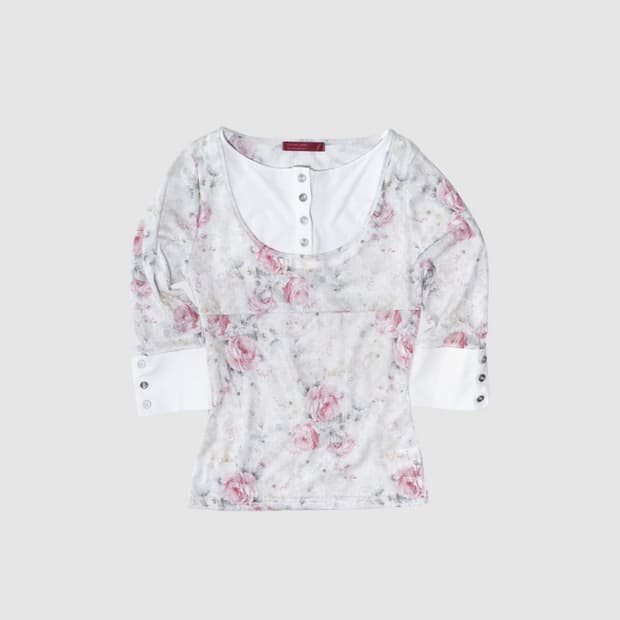 인앤양인하모니 Layered top, rose