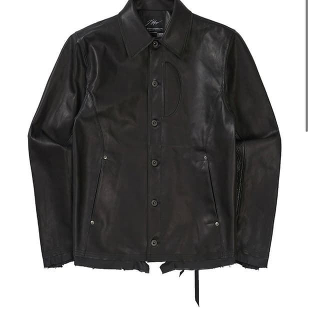 [L] JHXLIM 01 LEATHER JACKET 엑슬림 레더 자켓