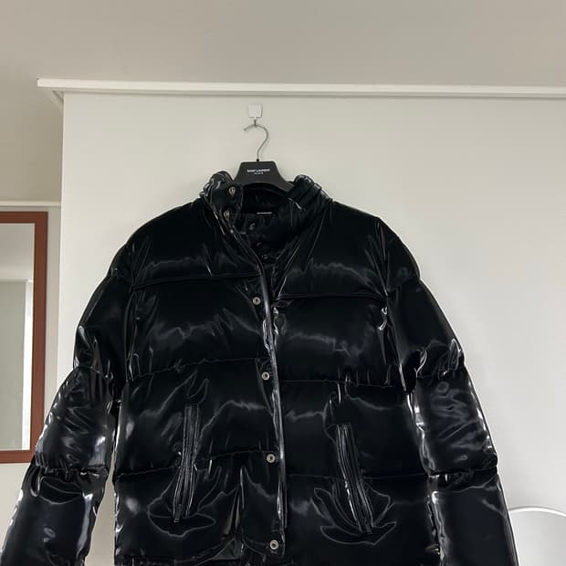 생로랑 오버핏 패딩