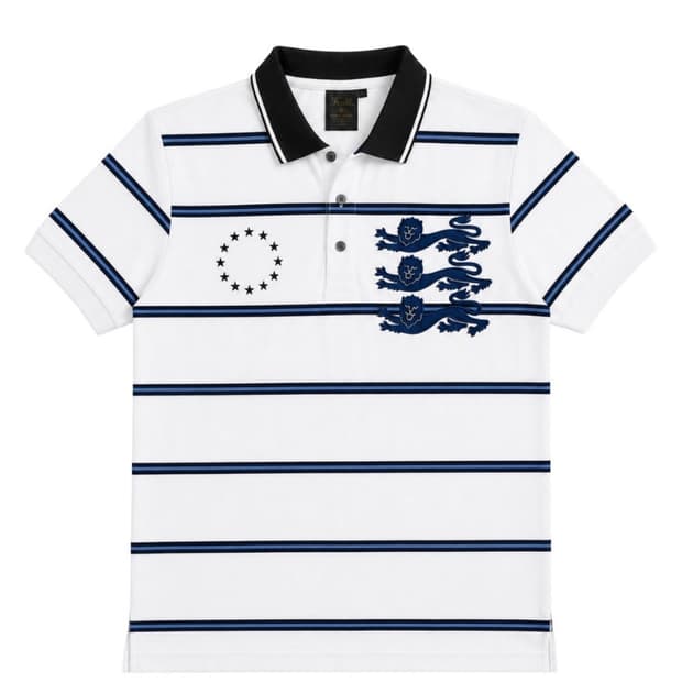 비엑세스 043Y Royal Lions Stripe Polo Shirt