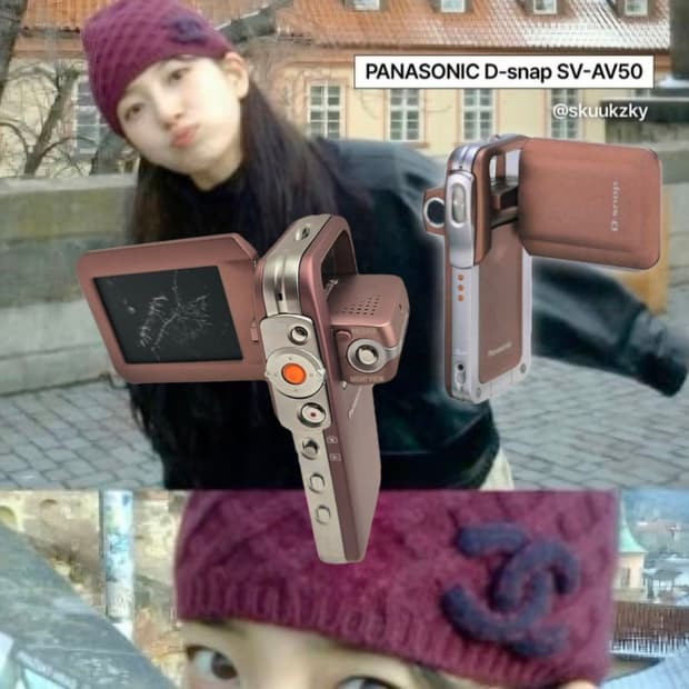 수지캠코더📸 💿✨ 파나소닉 디스냅  SV-AV50 / 빈티지디카