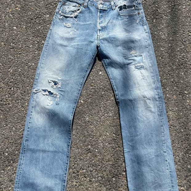 00‘s 리바이스501 리페어진 34in