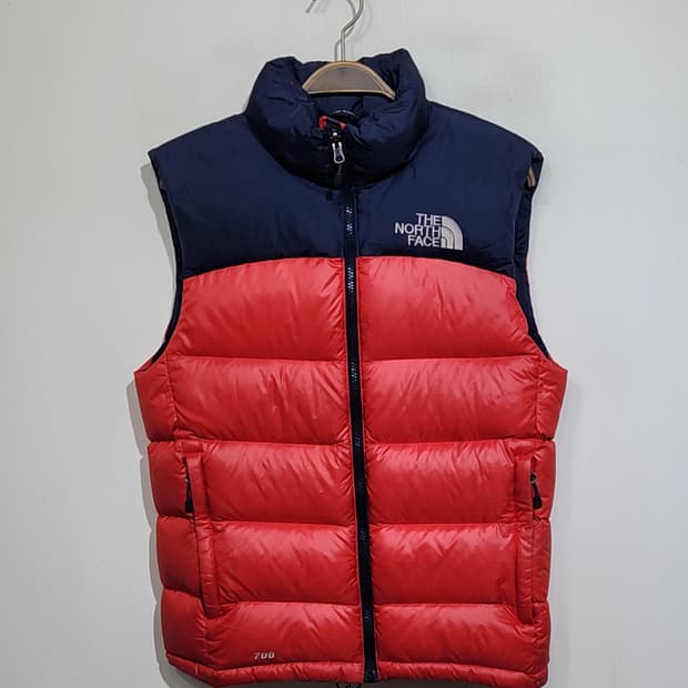 (90) 노스페이스 눕시 패딩조끼 곤빨 거위털 700 구스다운 베스트 
