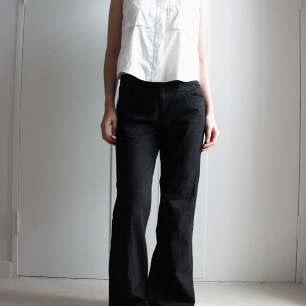 Issey Miyake boots cut pants