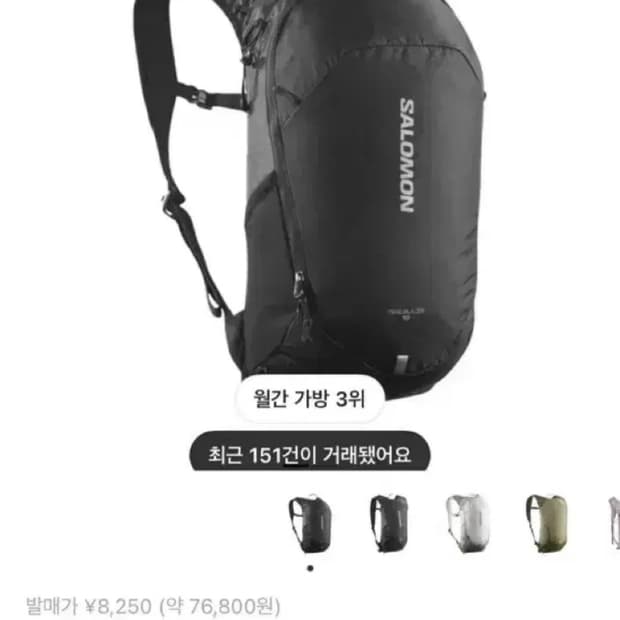 살로몬 10 백팩 팔아요 