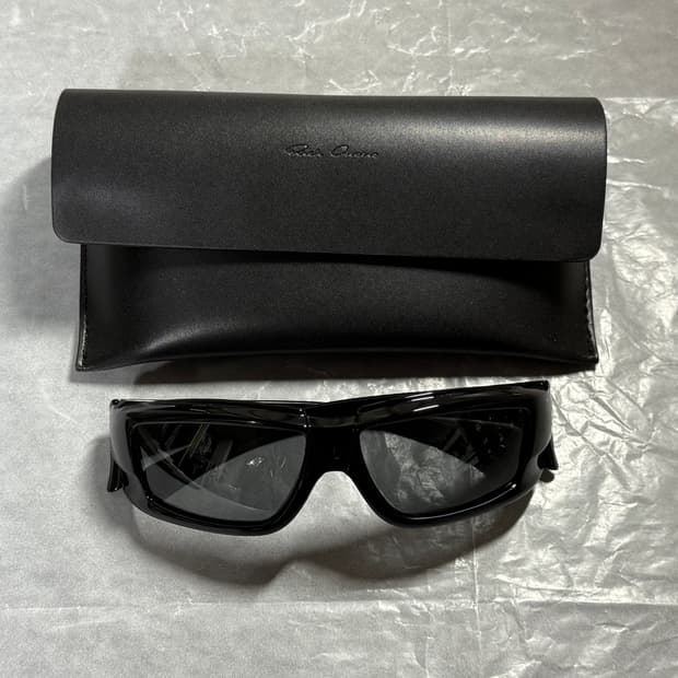릭오웬스 Rick Rectangular 선글라스 블랙