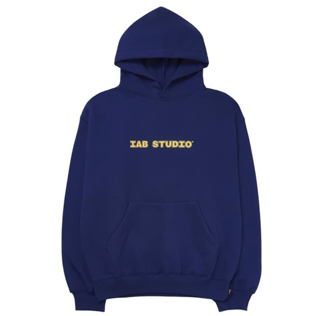 [XXL] 아이앱 스튜디오 아이앱 스트레이트 로고 후드 블루