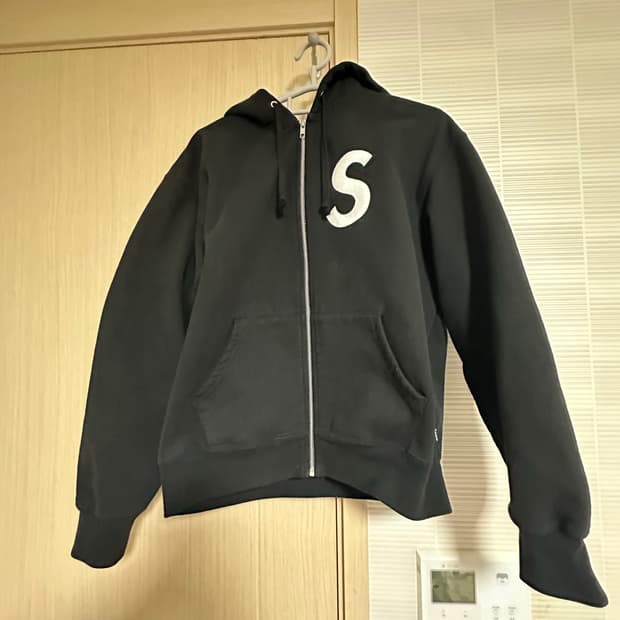 슈프림 s로고 후드집업