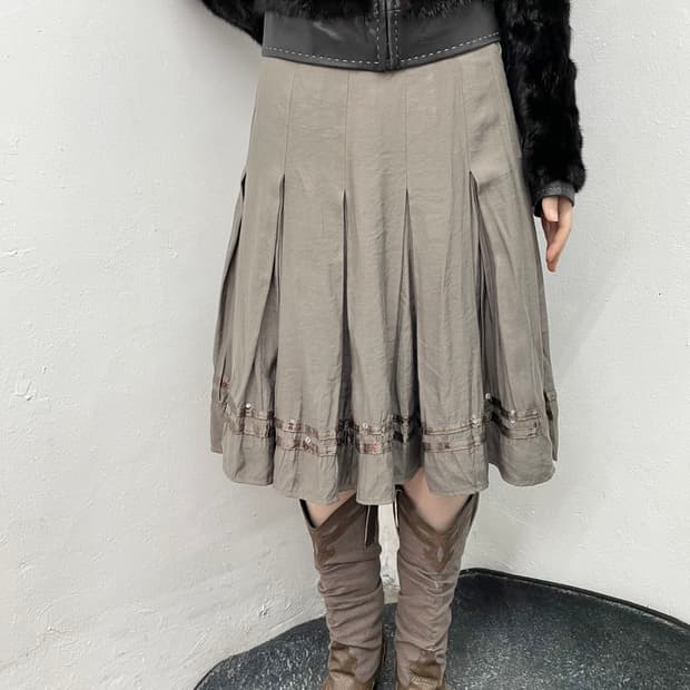 브라운 페어리 스커트