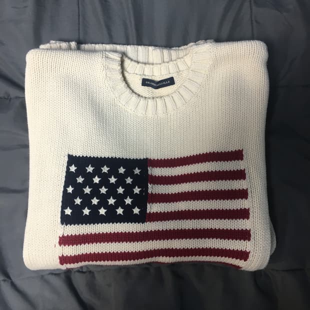 브랜디멜빌 성조기 니트