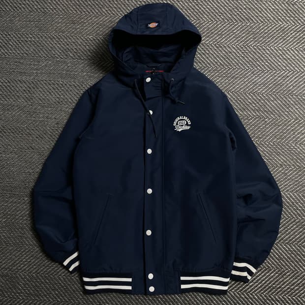 디키즈 USA 오리지날 스타디움 바시티 후드 자켓 네이비o 5349