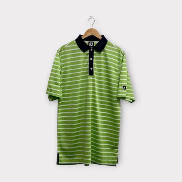 FJ 풋조이 골프 스트라이프 카라티 XL