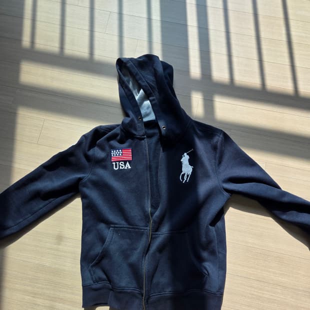 폴로 빅포니 후드집업 