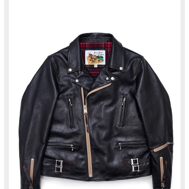 Berg river 버그리버 391 말가죽 라이더 자켓