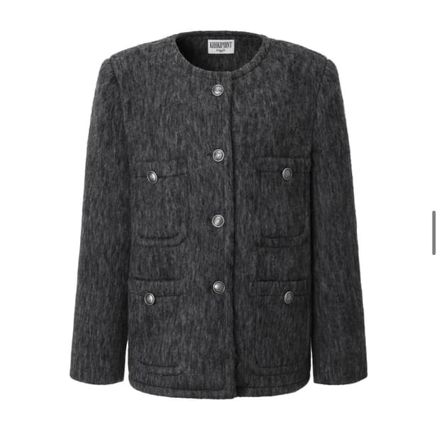 카키포인트 Antique Wool Jacket (charcoal)