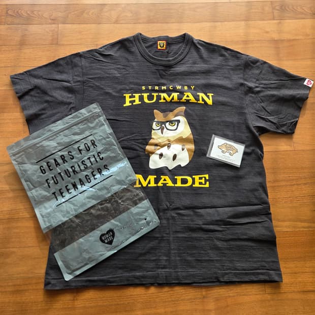 휴먼메이드 반팔 블랙 [3xl]