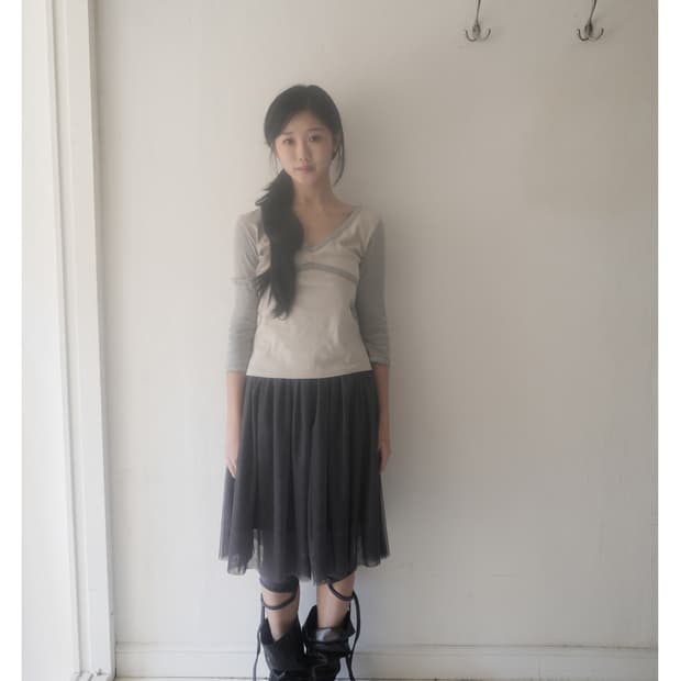 인앤양인하모니 Tulle skirt, charcoal