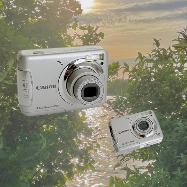 건전지디카!) 캐논 파워샷 a480 Powershot 빈티지 디카