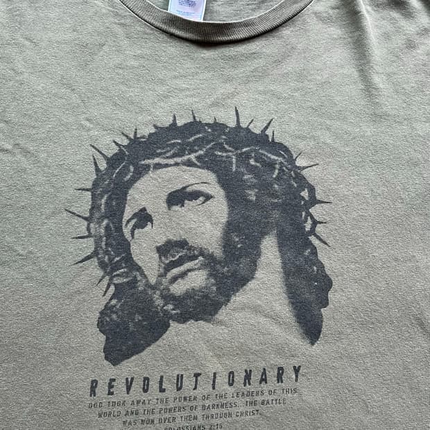 00s 빈티지 지저스 티셔츠 jesus tee