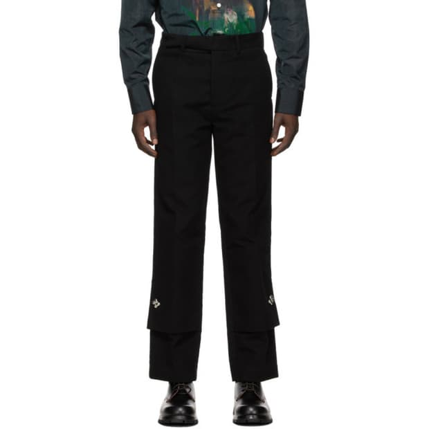 M)NAMACHEKO "HIRSE FLAP TROUSERS"