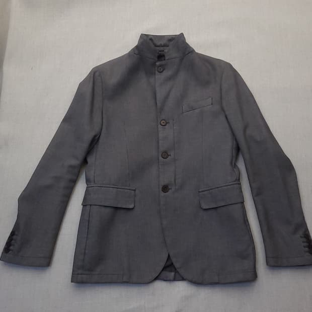 MADE IN ROMANIA 차이나 카라 그레이 자켓 m