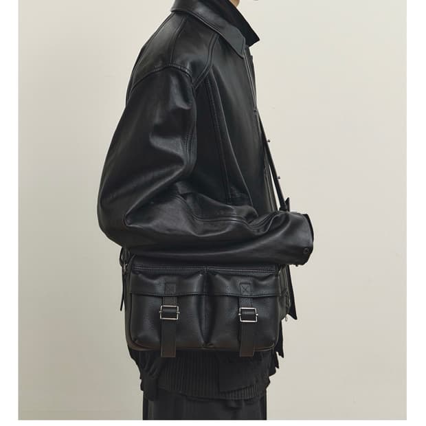 M) 유스 레더 봄버 